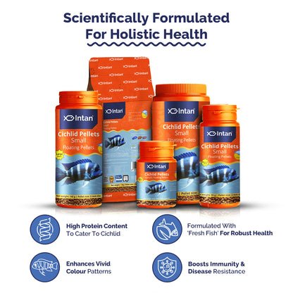 Intan Cichlid Pellets - Small | Floating Pellets| Fish Food