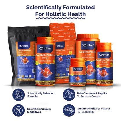 Intan Goldfish Pellets - Small | Floating Pellets | Fish Food